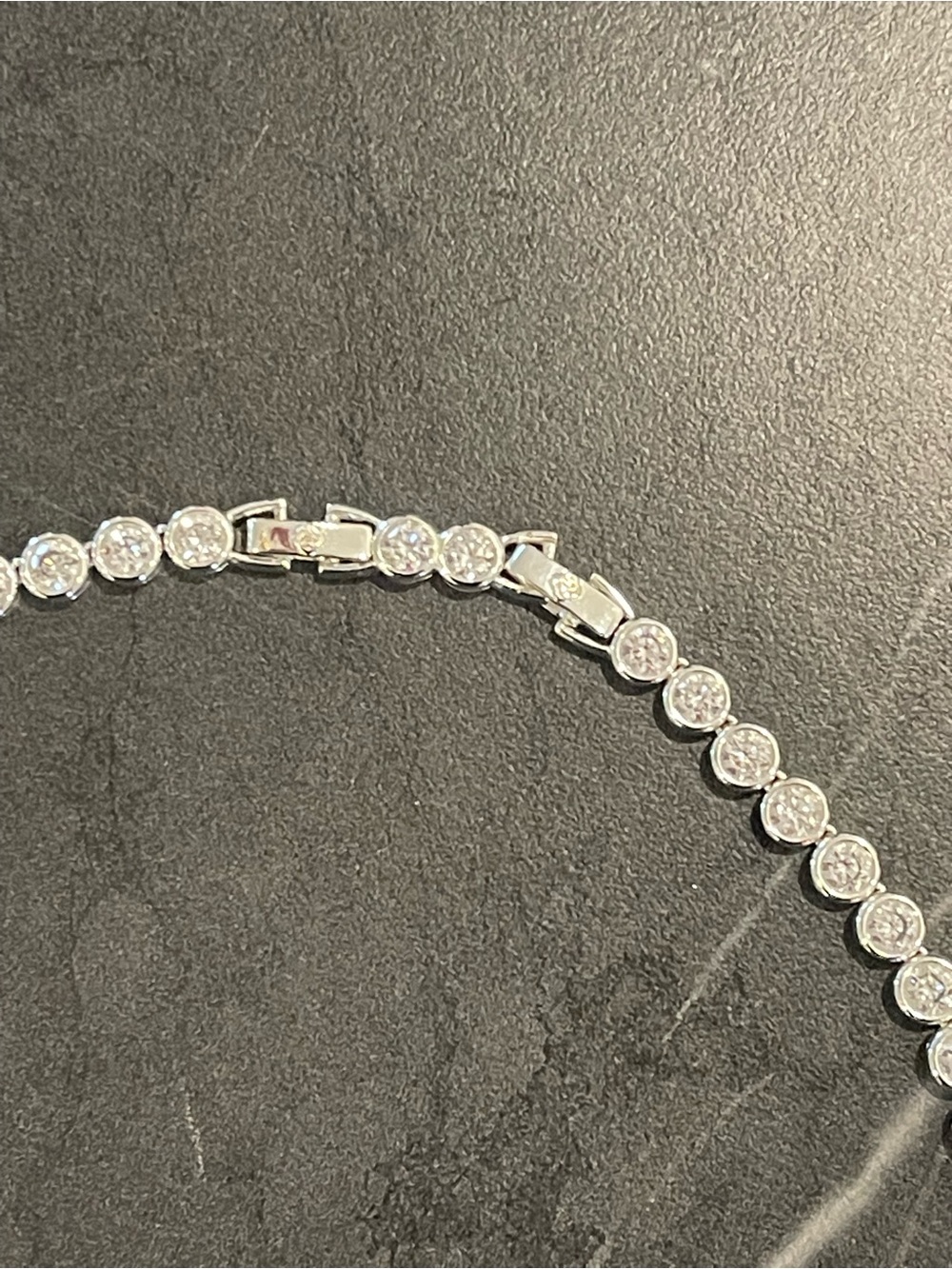 Kendra Scott Silver Tennis Necklace - Picture 2 of 5